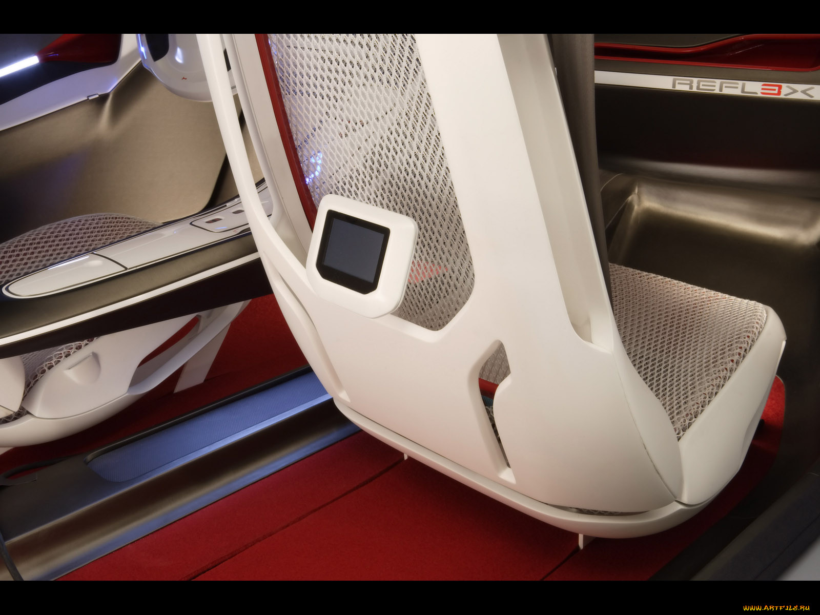 ford, reflex, concept, seat, back, monitor, , 
